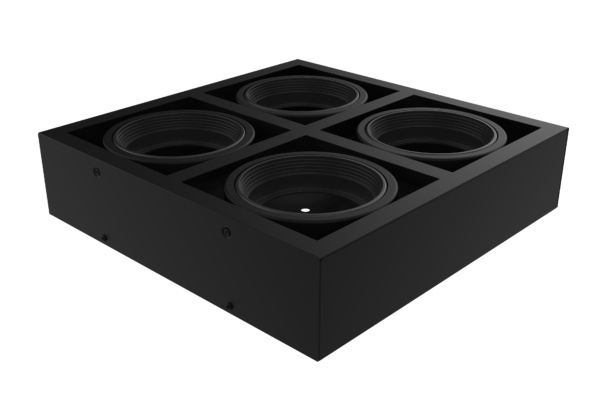 BOX - 4 Luces Cuadrado